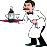 Waiter 37 Clip Art