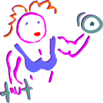 Weight Lifting 18 Clip Art