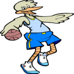 Basketball - Bird Clip Art
