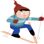 Skier 54 Clip Art