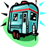 RV Trailer 1 Clip Art