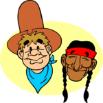 Cowboy & Native American 1