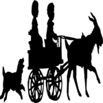 Silhouettes, Kids Playing 3