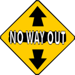 No Way Out Clip Art