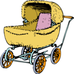 Antique Style Baby Carriage