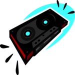 Audio Cassette 08 Clip Art