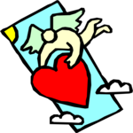 Angel & Heart 09 Clip Art