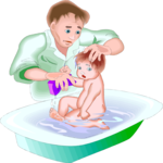 Baby Bathing 4
