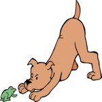 Dog & Frog 1