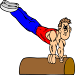 Gymnast 37 Clip Art