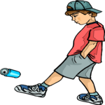 Boy Kicking Can 2