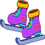 Ice Skates 4 Clip Art