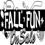 Fall Fun Title Clip Art