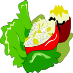 Vegetable Plate Clip Art