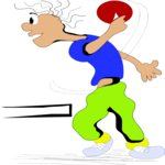 Ping Pong - Player 07 Clip Art