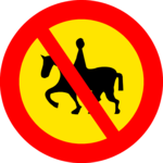 No Horses 2 Clip Art