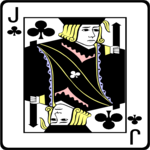 Jack of Clubs Clip Art