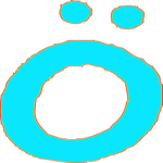 Glow Condensed Ö 1 Clip Art