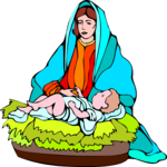 Mary & Baby Jesus 1