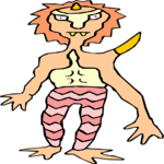 Mutant Warrior 19 Clip Art