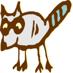 Raccoon 2 Clip Art