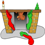 Squirrel in Fireplace