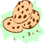 Cookies - Chocolate Chip Clip Art
