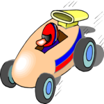 Race Car Driver - Duck