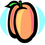 Peach 02 Clip Art