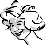 Woman Smiling Clip Art