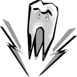 Tooth Bursting Clip Art