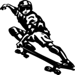 Skateboarding 33 Clip Art