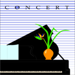 Piano Concert Background Clip Art