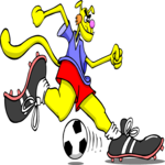 Soccer - Dog Clip Art