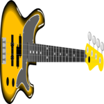 Guitar - Bass 2 Clip Art