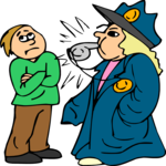 Girl Playing Police Officer