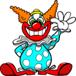 Clown Waving 2