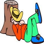 Man Napping Clip Art