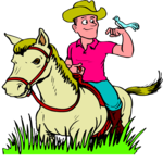 Cowboy 15 Clip Art