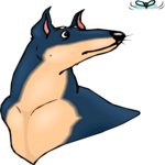 Doberman 2 Clip Art