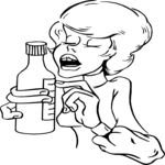 Woman Holding Bottle