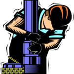 Oil Worker 1 Clip Art