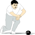 Bocci Ball - Player 2 Clip Art