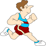 T & F - Runner 01 Clip Art