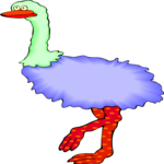 Ostrich 6 Clip Art