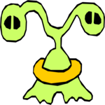 Space Alien 103 Clip Art