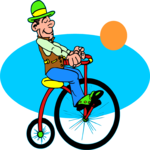 Bicycle - Antique 11 Clip Art