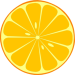 Grapefruit Slice Clip Art