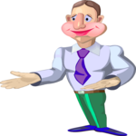 Businessman - Friendly Clip Art