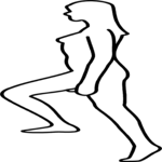 Stair Climbing 2 Clip Art